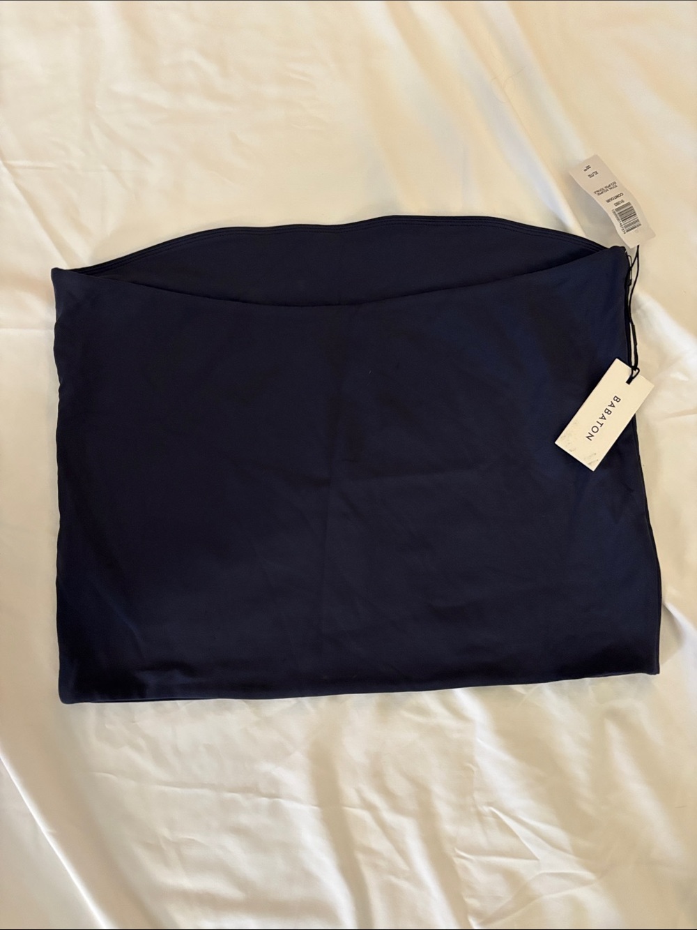Babaton by Aritzia Navy Blue Contour Tube Top!!! - Picture 2 of 6
